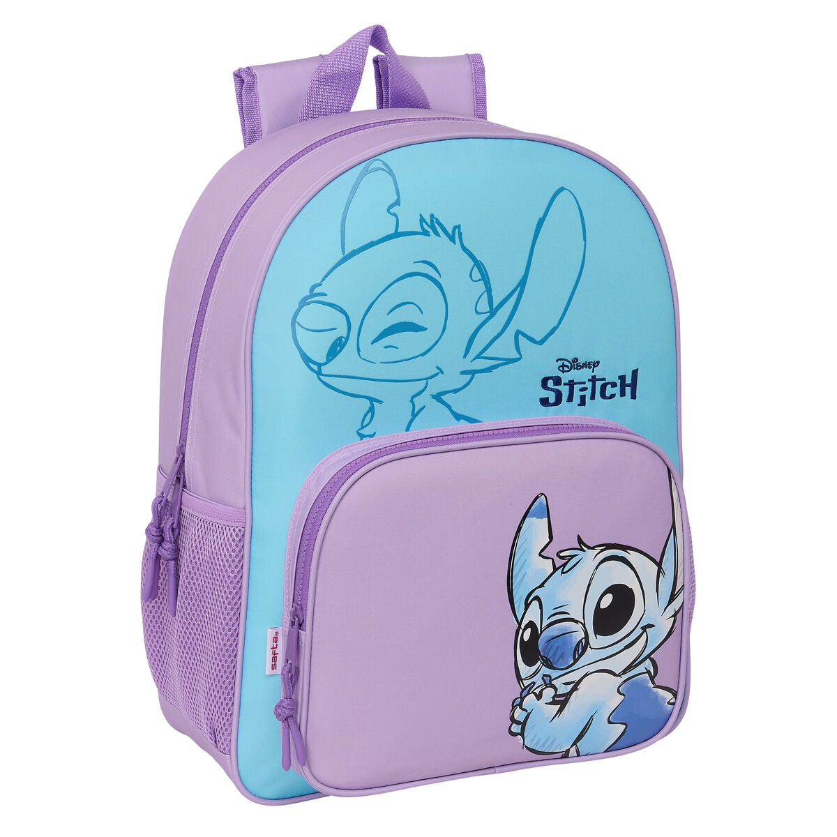 Σχολική Τσάντα Stitch Sweet Μπλε Λιλά 33 x 42 x 14 cm