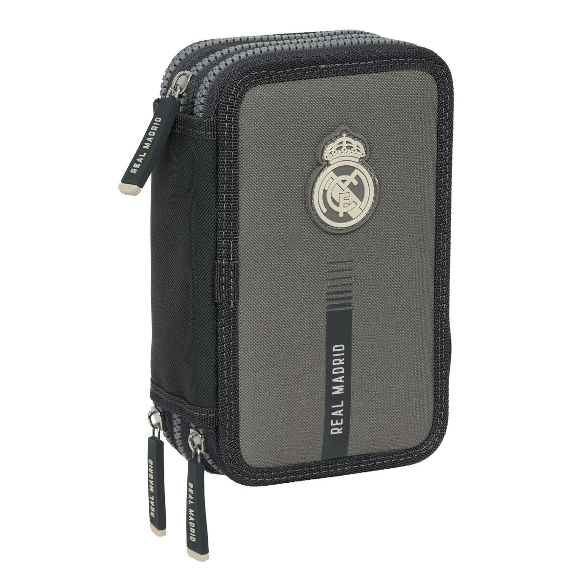 Κασετίνα Real Madrid C.F. Γκρι 12,5 x 19,5 x 5,5 cm 37 Τεμάχια