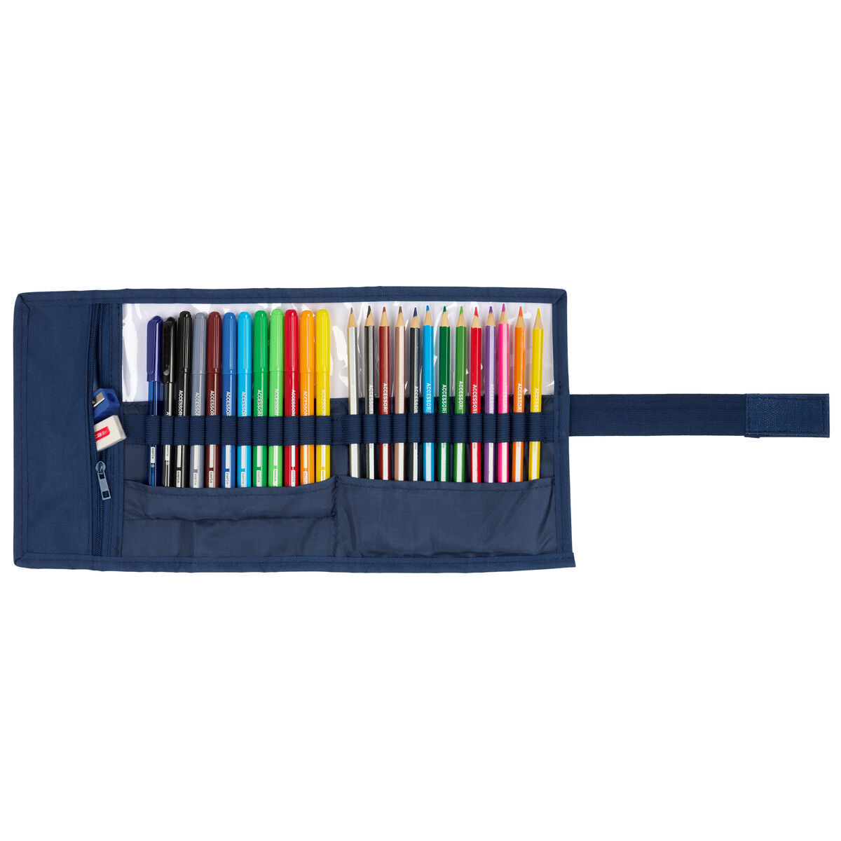 Κασετίνα Benetton Damero Ναυτικό Μπλε 7 x 20 x 7 cm 27 Τεμάχια
