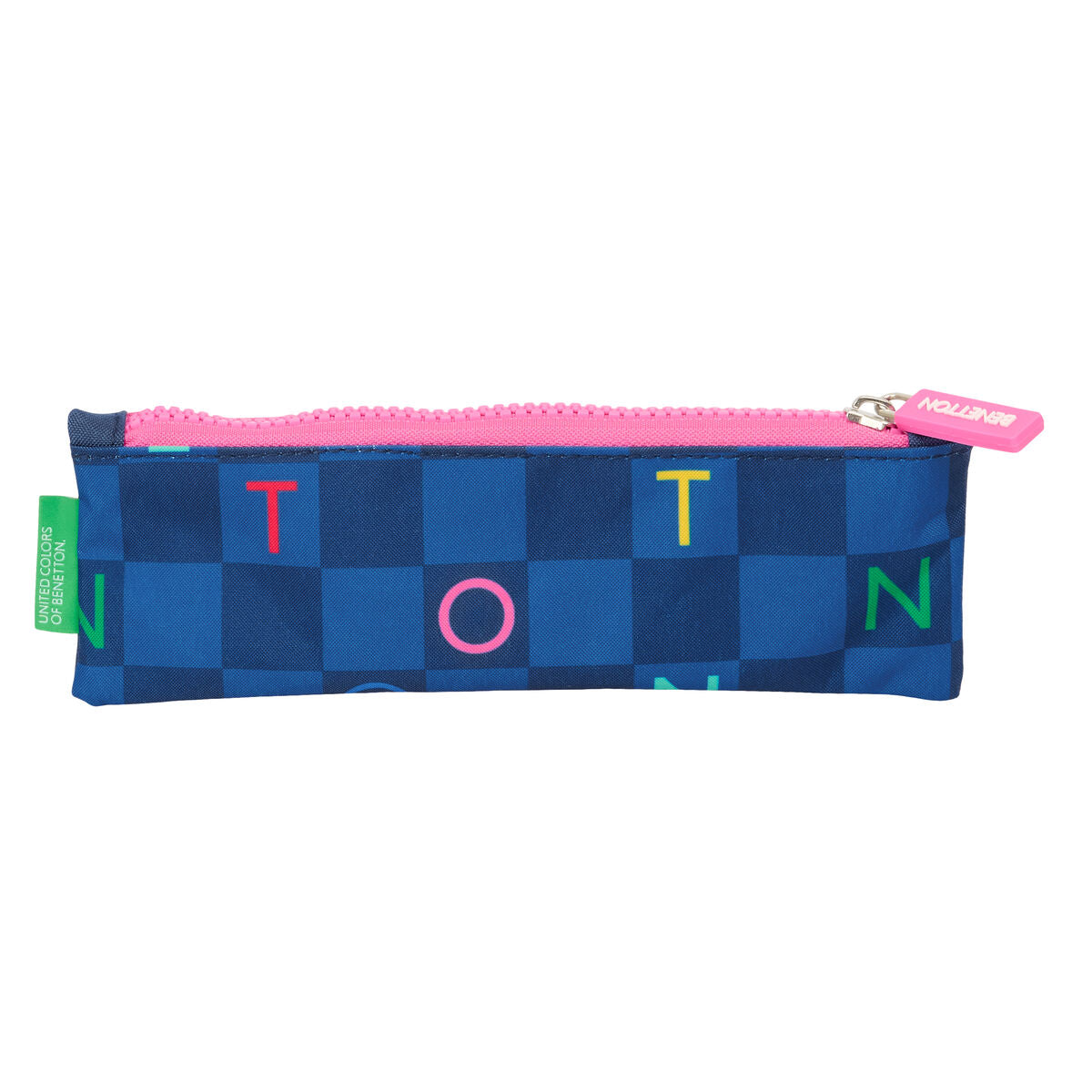 Κασετίνα Benetton Damero Ναυτικό Μπλε 20 x 6 x 1 cm
