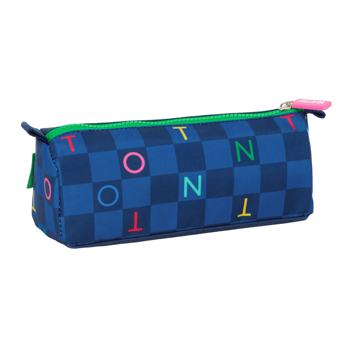Κασετίνα Benetton Damero Ναυτικό Μπλε 21 x 8 x 7 cm