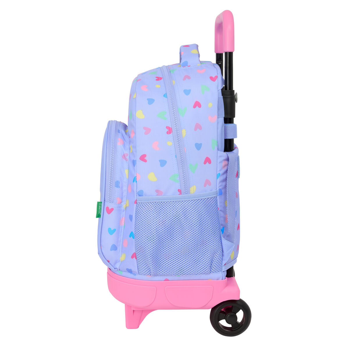 Σχολική Τσάντα Benetton Lila Λιλά 33 x 45 x 22 cm
