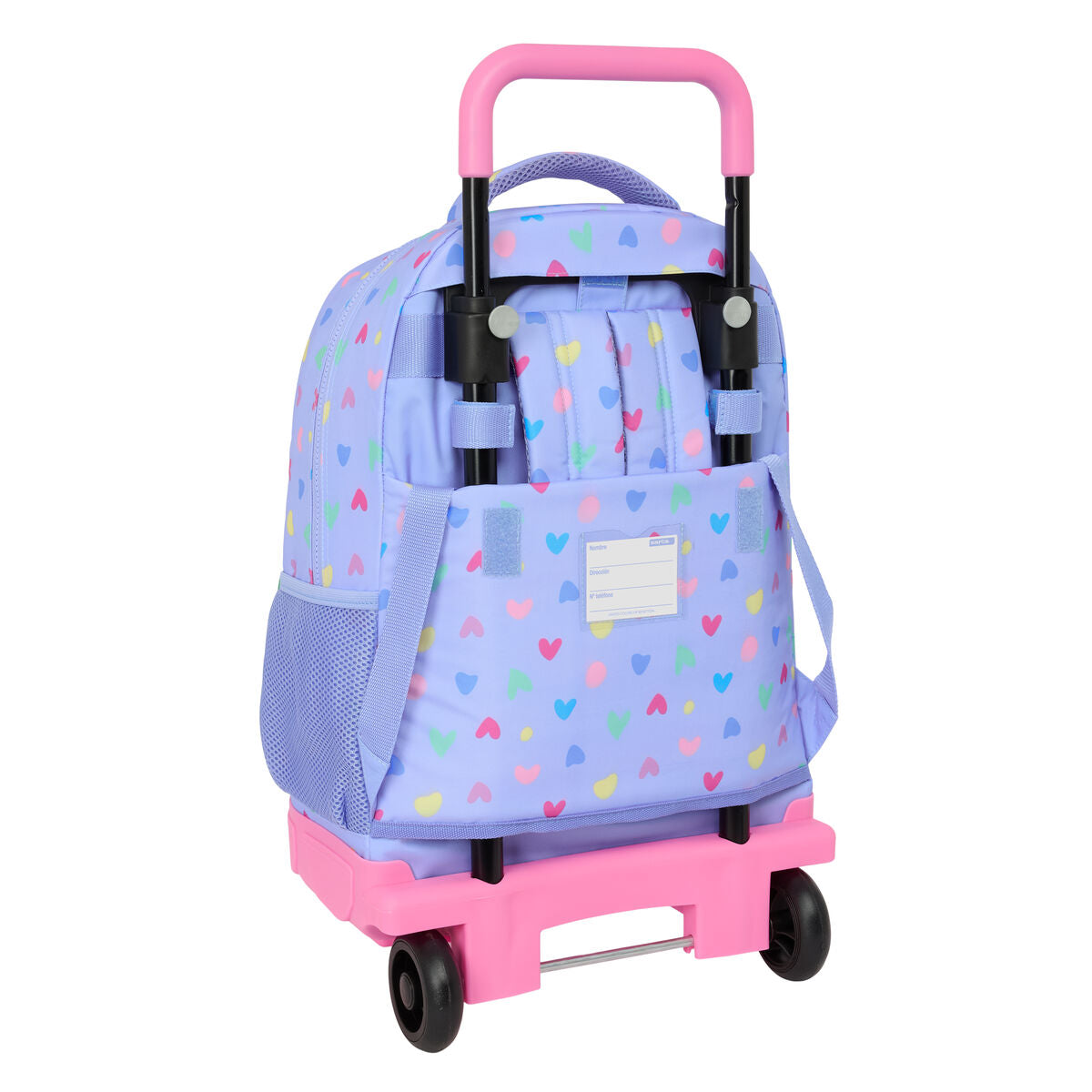 Σχολική Τσάντα Benetton Lila Λιλά 33 x 45 x 22 cm