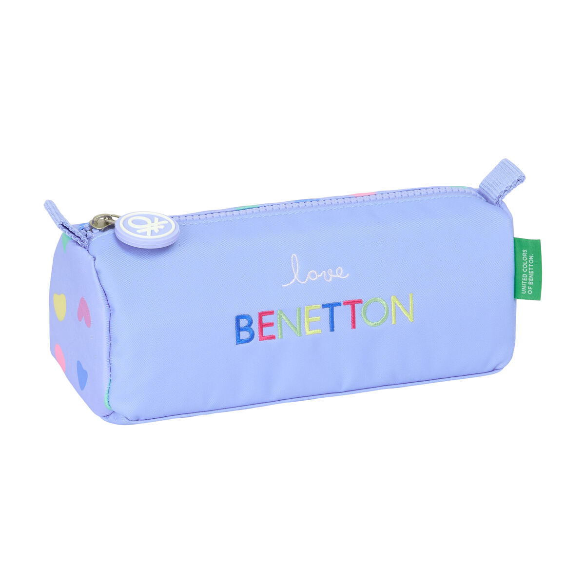 Κασετίνα Benetton Lila Λιλά 21 x 8 x 7 cm
