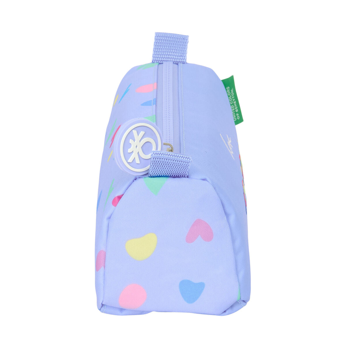 Κασετίνα Benetton Lila Λιλά 21 x 8 x 7 cm