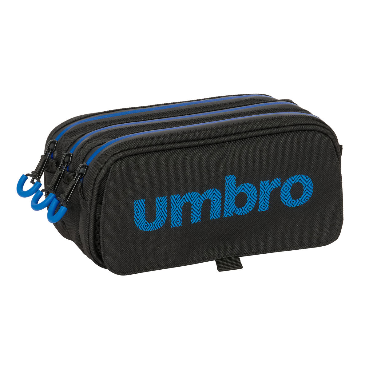 Τριπλή Κασετίνα Kelme Jet black Μαύρο 21,5 x 10 x 8 cm