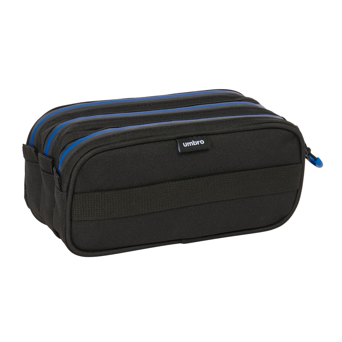 Τριπλή Κασετίνα Kelme Jet black Μαύρο 21,5 x 10 x 8 cm