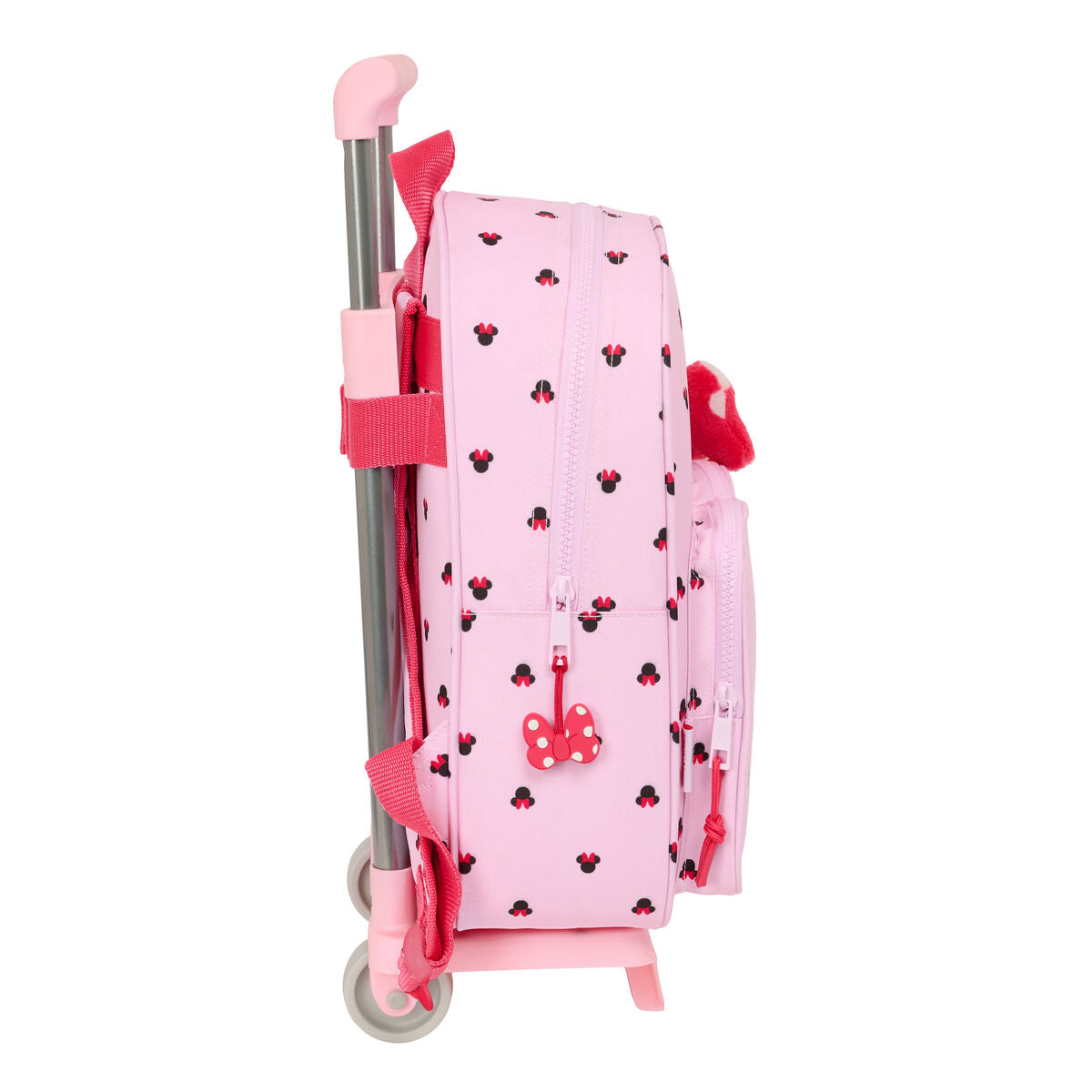 Σχολική Τσάντα με Ρόδες Minnie Mouse Naive Ροζ 28 x 34 x 10 cm