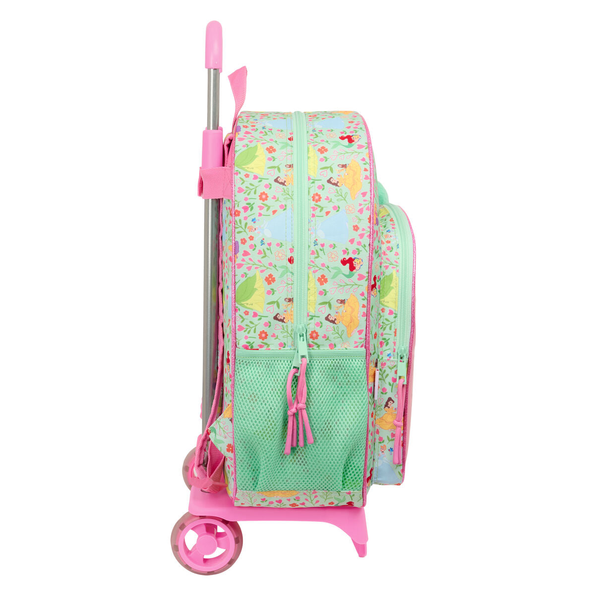 Σχολική Τσάντα Disney Princess Bloom Πράσινο Ροζ 33 x 42 x 14 cm