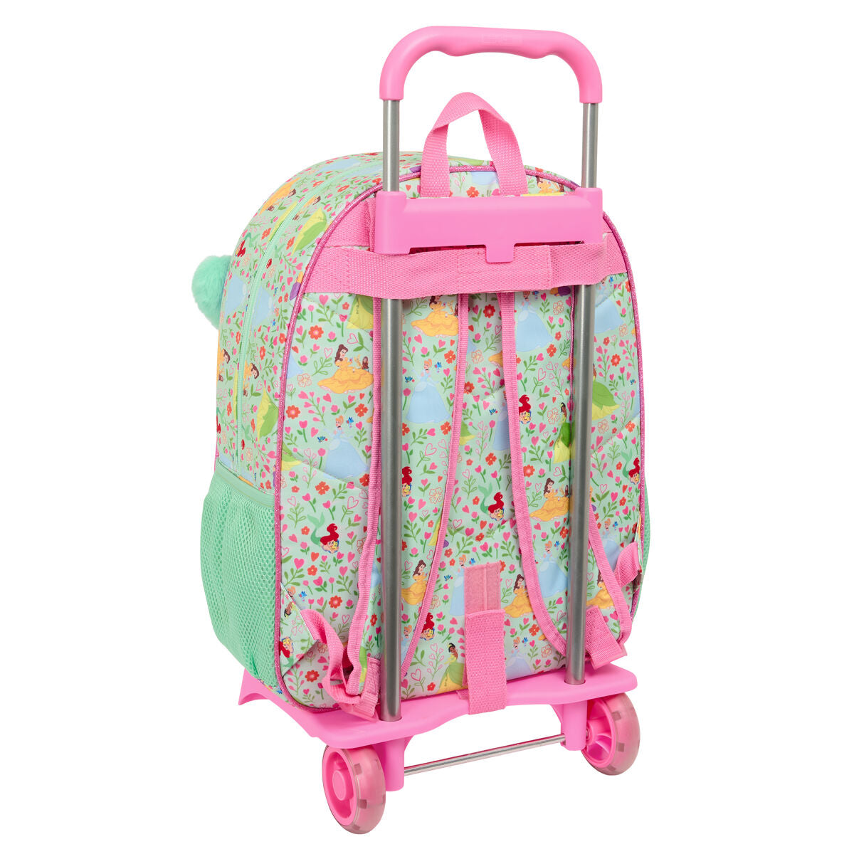 Σχολική Τσάντα Disney Princess Bloom Πράσινο Ροζ 33 x 42 x 14 cm