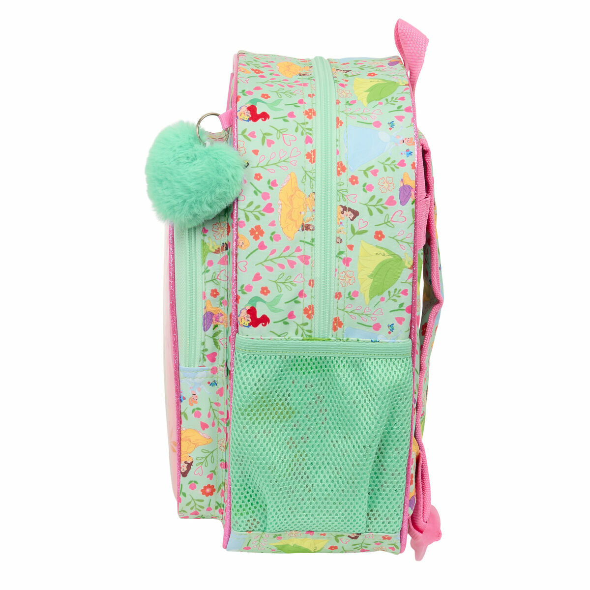 Σχολική Τσάντα Disney Princess Bloom Ροζ Ακουαμαρίνης 26 x 34 x 11 cm