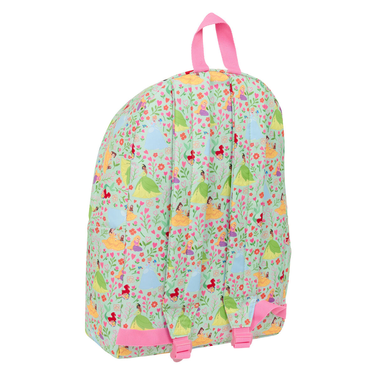 Σχολική Τσάντα Disney Princess Bloom Πράσινο Ροζ 31 x 43 x 13 cm