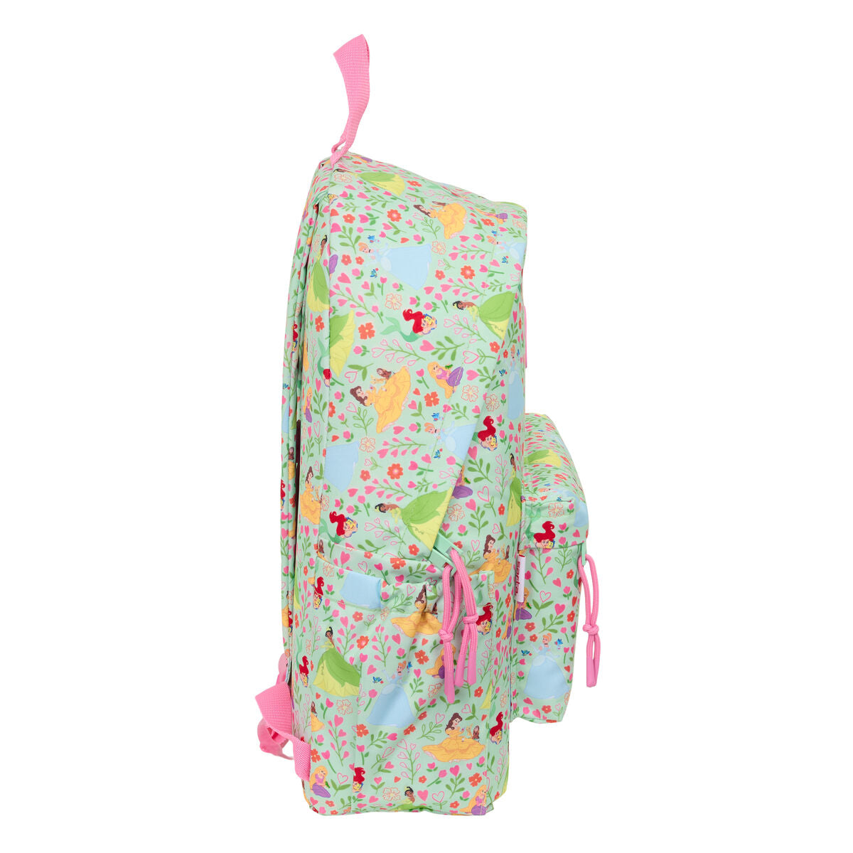 Σχολική Τσάντα Disney Princess Bloom Πράσινο Ροζ 31 x 43 x 13 cm