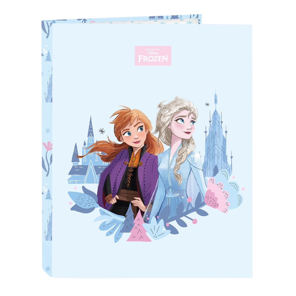 Φάκελος δακτυλίου Frozen Ice magic Μπλε A4 26.5 x 33 x 4 cm