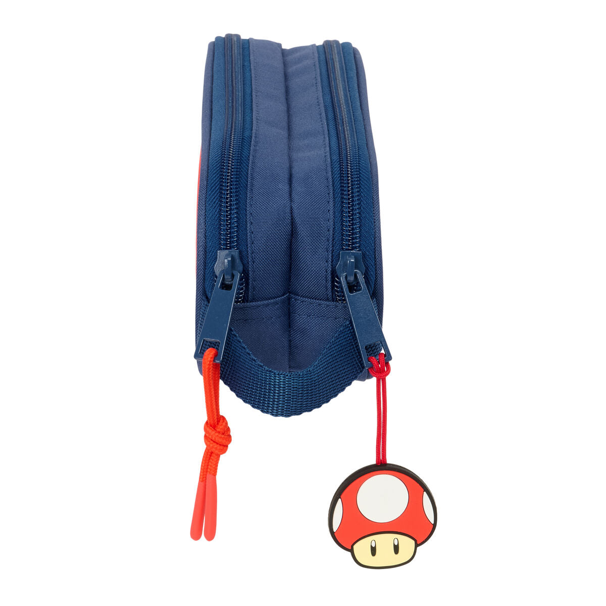 Διπλή Κασετίνα Super Mario Trick Κόκκινο Σκούρο μπλε 21 x 8 x 6 cm