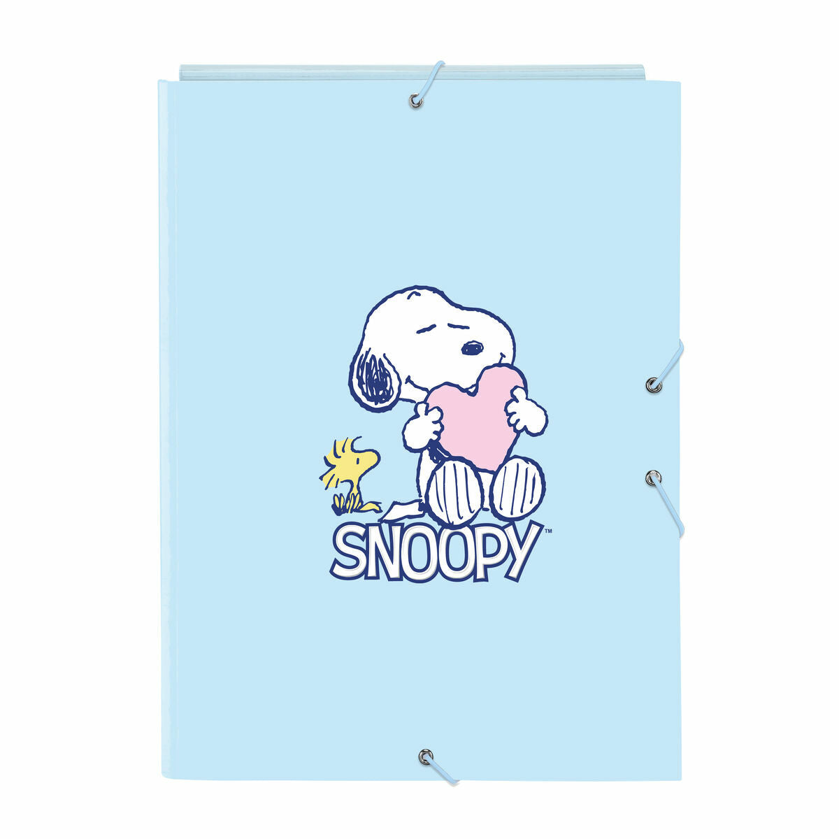 Φάκελος δακτυλίου Snoopy Love Μπλε A4 26 x 33.5 x 2.5 cm
