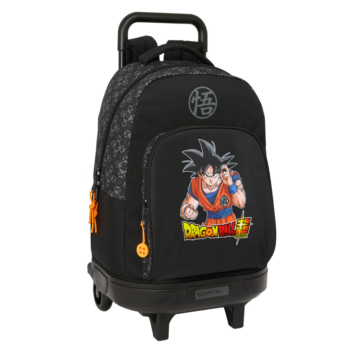 Σχολική Τσάντα με Ρόδες Dragon Ball Combat Μαύρο 33 x 45 x 22 cm