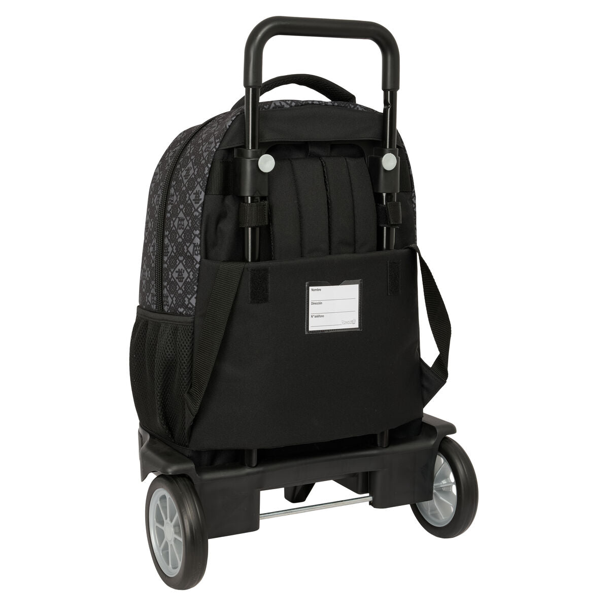 Σχολική Τσάντα με Ρόδες Safta Combat Μαύρο 33 x 45 x 22 cm