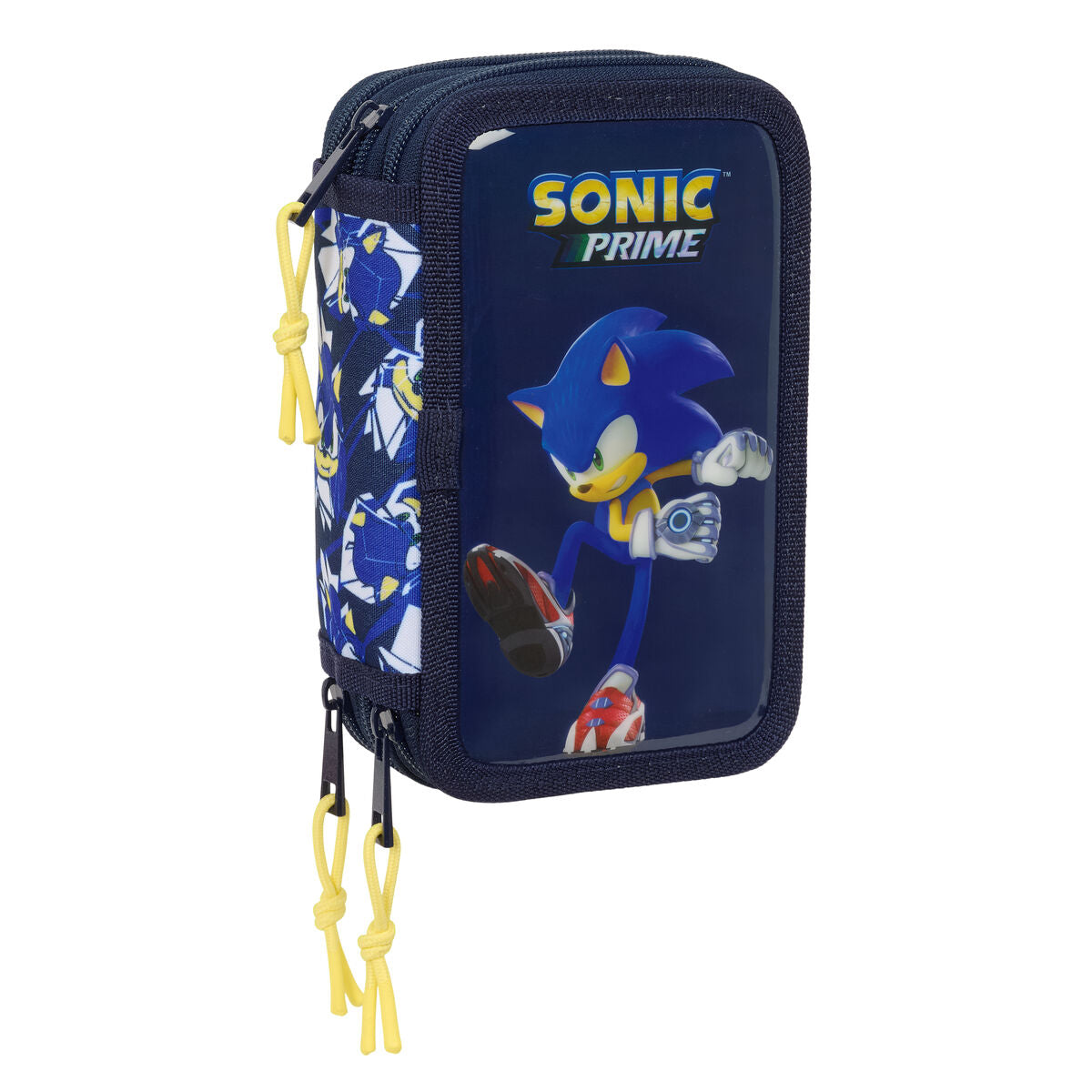 Τριπλή Κσετίνα Sonic City Μπλε 12,5 x 19,5 x 5,5 cm 37 Τεμάχια