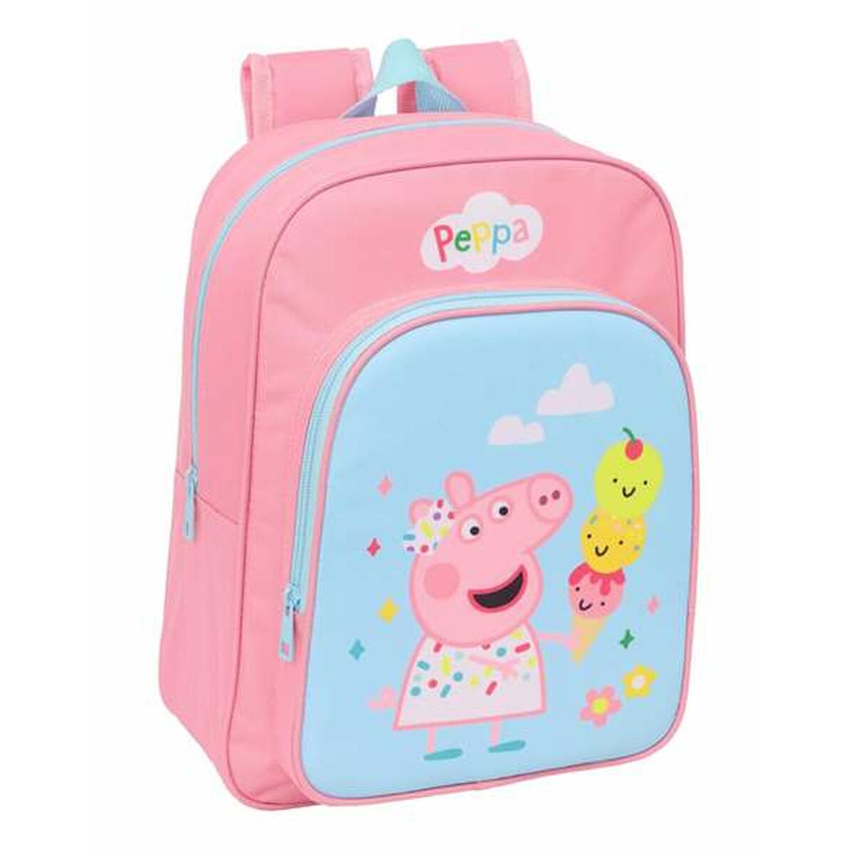 Σχολική Τσάντα Peppa Pig Μπλε Ροζ 26 x 34 x 11 cm
