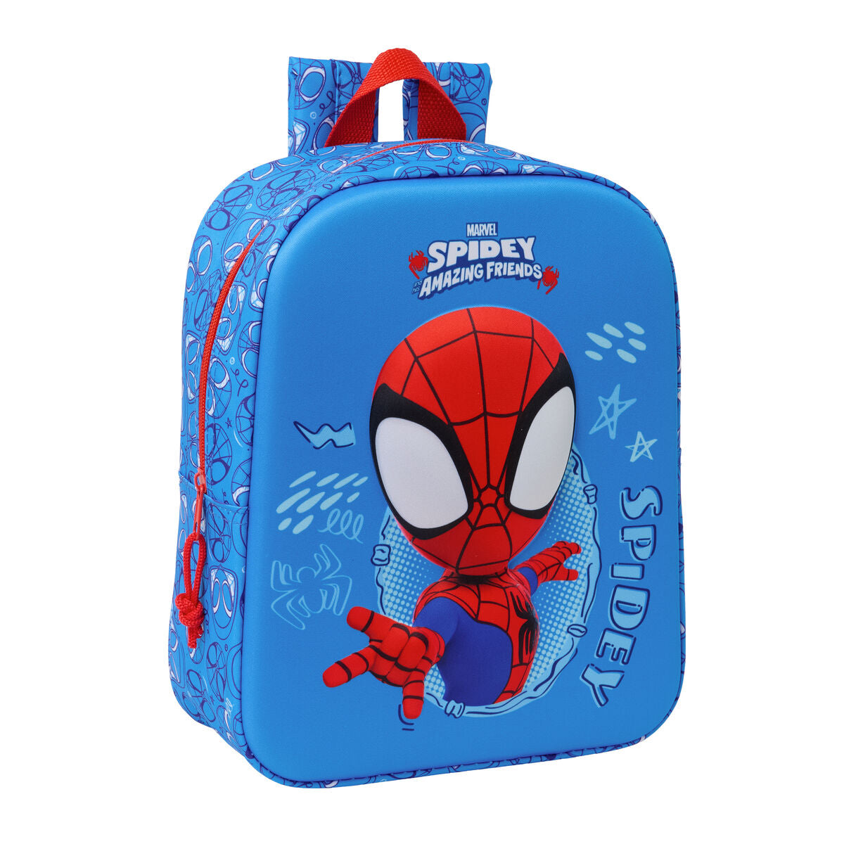 Παιδική Τσάντα Spider-Man Κόκκινο Ναυτικό Μπλε 22 x 27 x 10 cm 3D