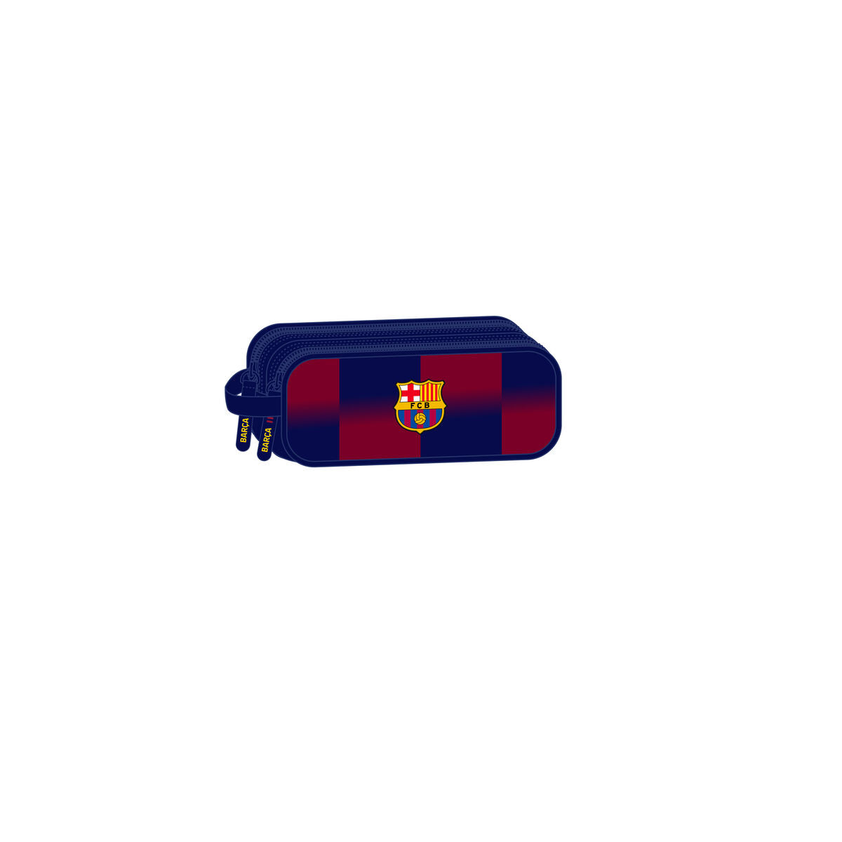Κασετίνα F.C. Barcelona Μπλε Μπορντό 21 x 8 x 6 cm