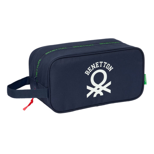 Θήκη Παπουτσιών Ταξιδιού Benetton Together Ναυτικό Μπλε 29 x 15 x 14 cm
