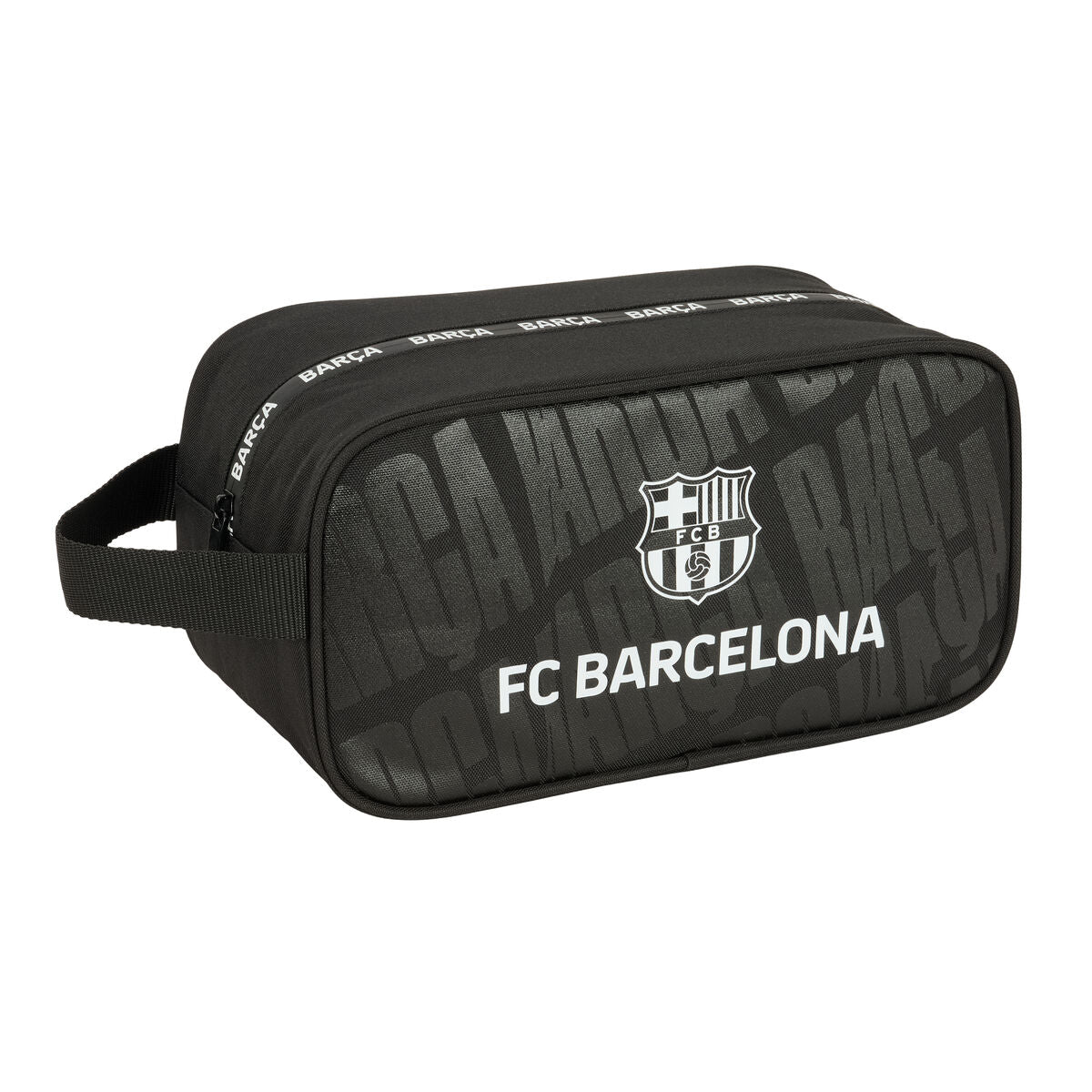 Θήκη Παπουτσιών Ταξιδιού F.C. Barcelona Μαύρο 29 x 15 x 14 cm