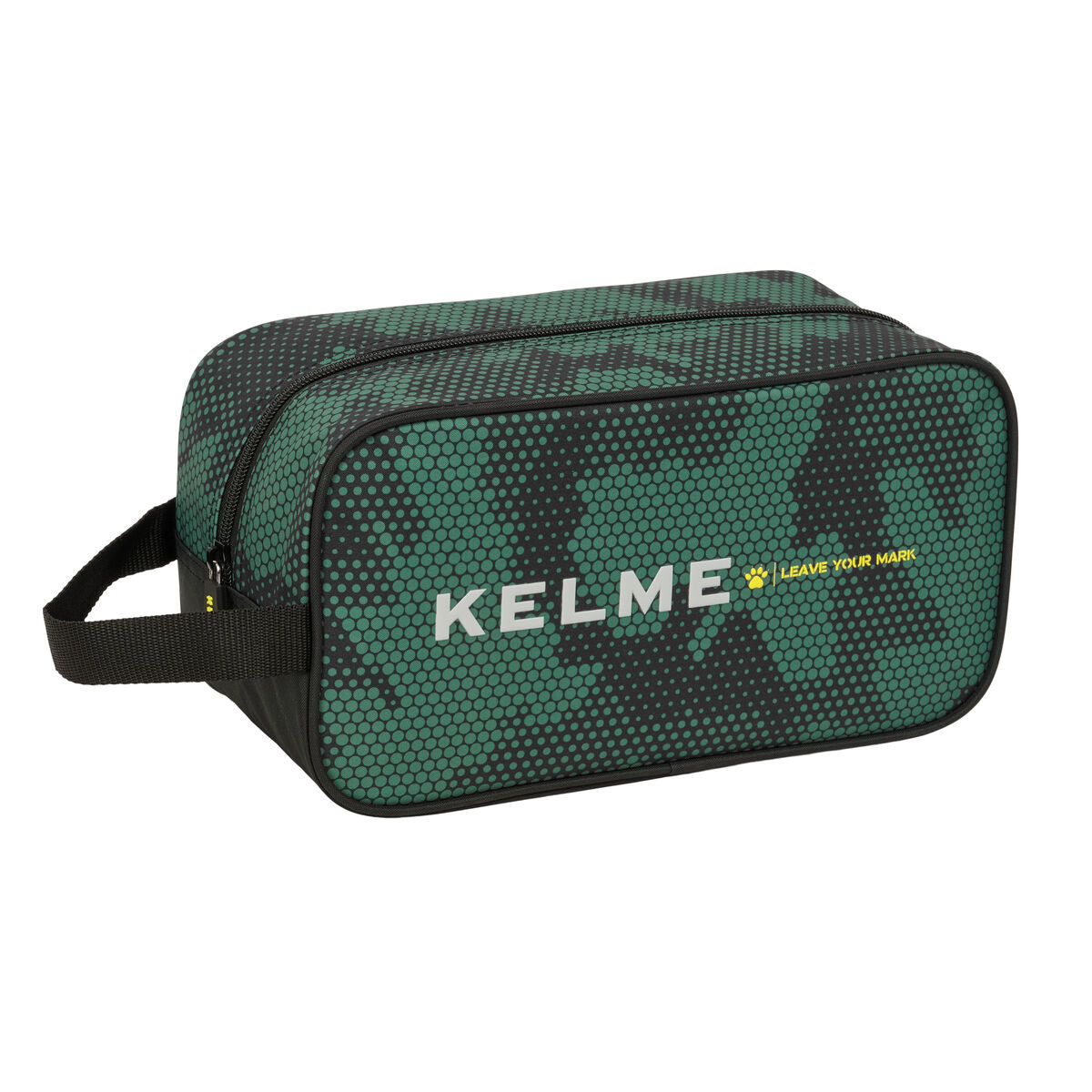 Θήκη Παπουτσιών Ταξιδιού Kelme Camo Μαύρο Πράσινο 29 x 15 x 14 cm