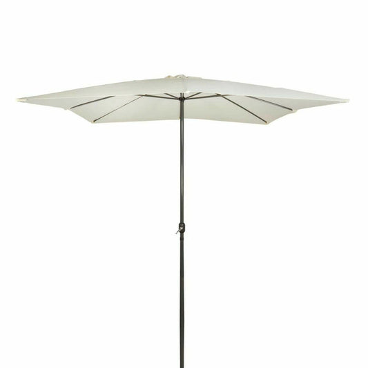Ομπρέλα Aktive Κρεμ Ø 4,8 cm 300 cm Αλουμίνιο