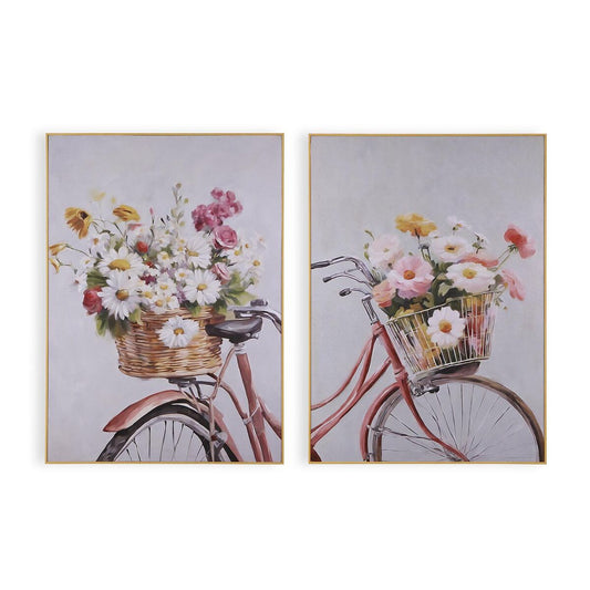 Πίνακας Versa Καμβάς 2,5 X 60 X 50 CM Ποδήλατο