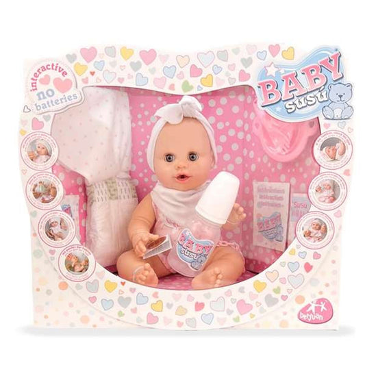 Κούκλα μωρού Baby Susú Sister Berjuan 6008 38 cm