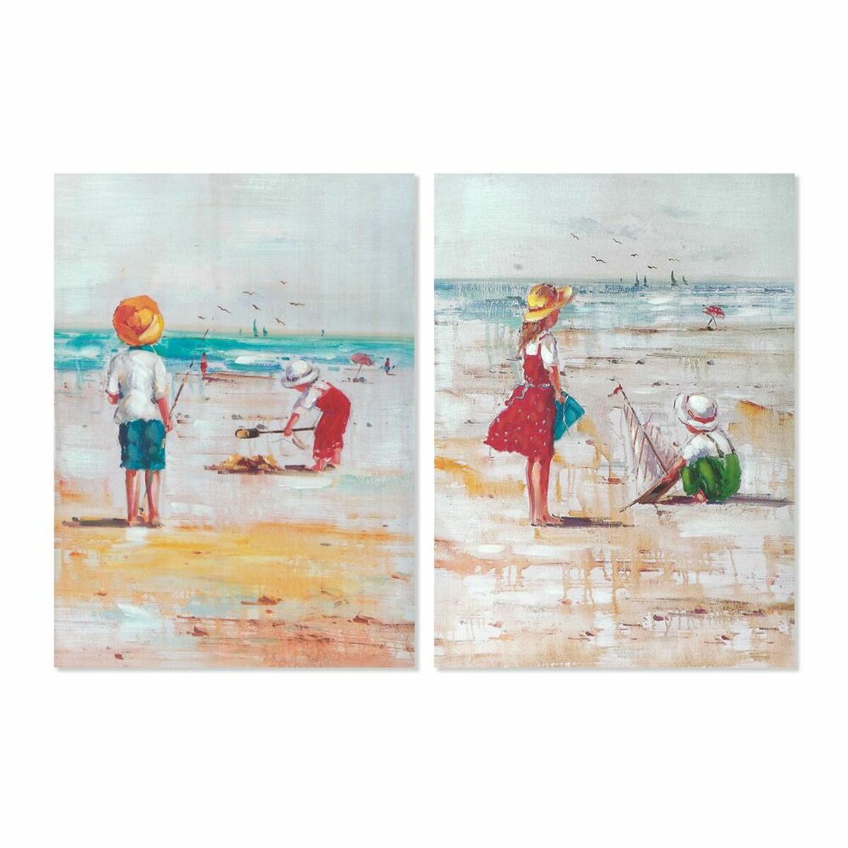 Καμβάς DKD Home Decor Καμβάς 50 x 2,5 x 70 cm