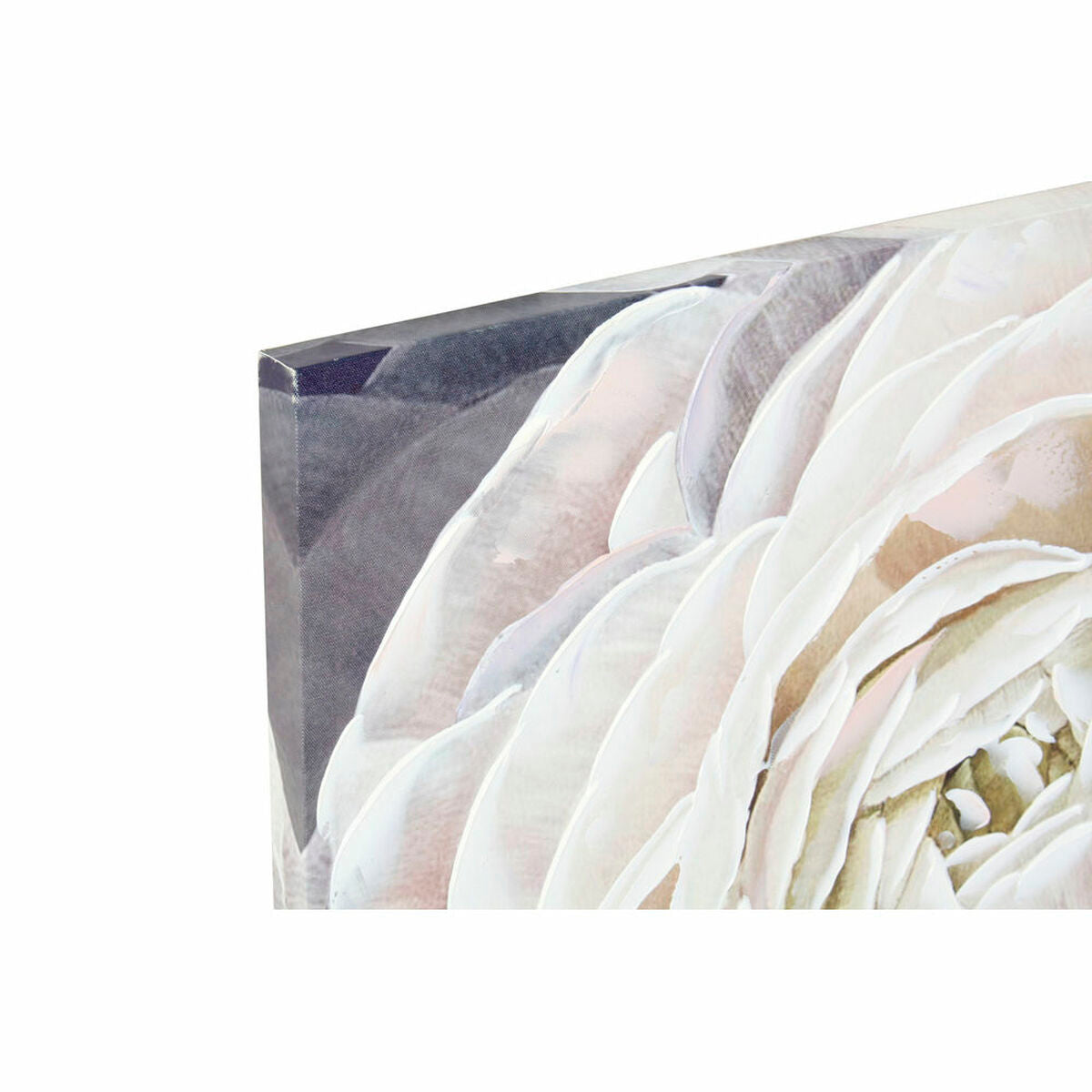 Καμβάς DKD Home Decor Καμβάς Ξύλο MDF 80 x 3 x 80 cm Λουλούδι