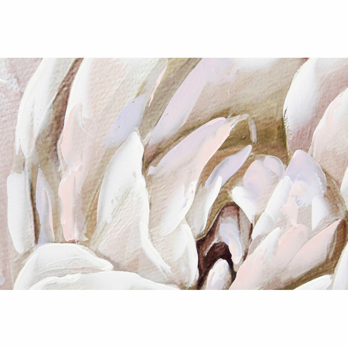 Καμβάς DKD Home Decor Καμβάς Ξύλο MDF 80 x 3 x 80 cm Λουλούδι