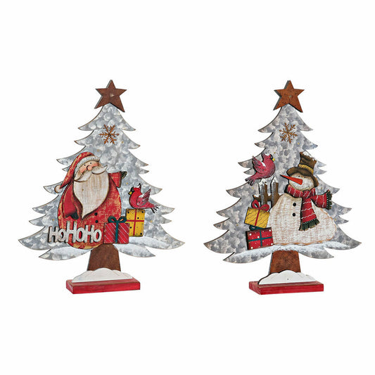 Χριστουγεννιάτικο Στολίδι DKD Home Decor Ξύλο (2 pcs) (33 x 6 x 39.5 cm)
