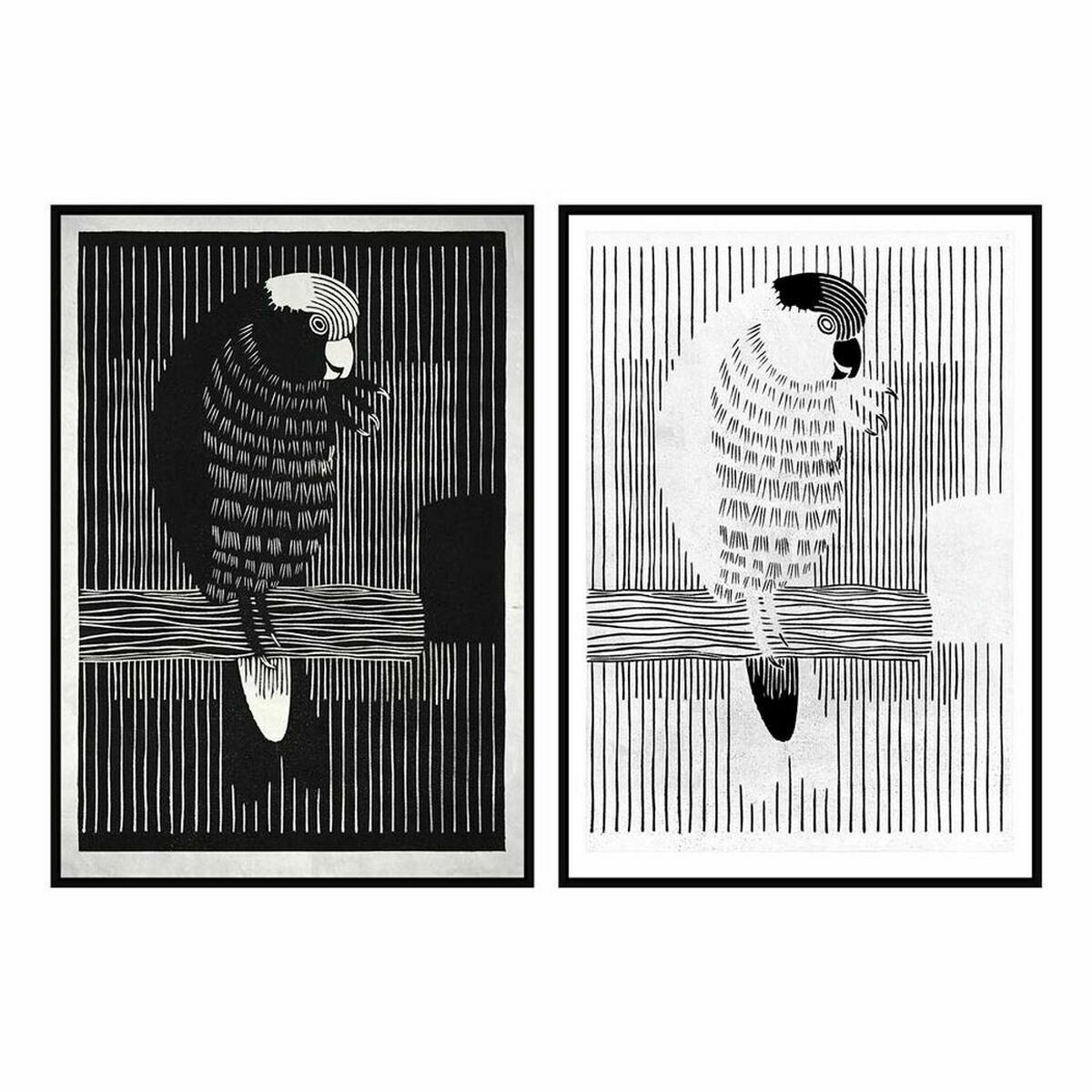 Πίνακας DKD Home Decor (x2) (Ανακαινισμenα B)