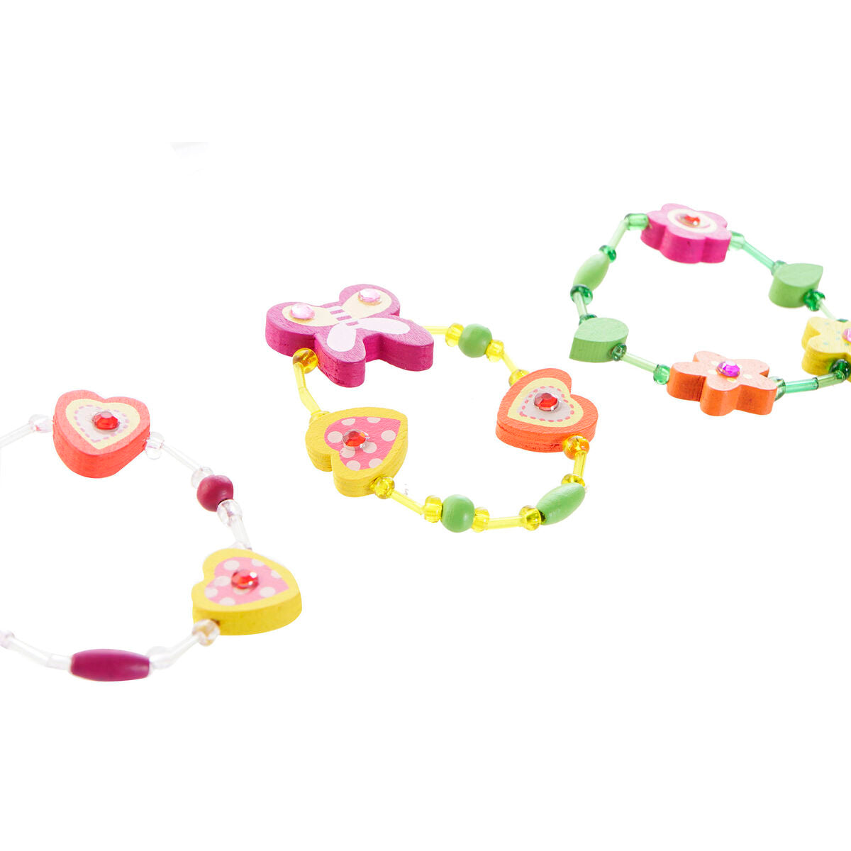 Βραχιόλια DKD Home Decor Πολύχρωμο Blomster Παιδικά
