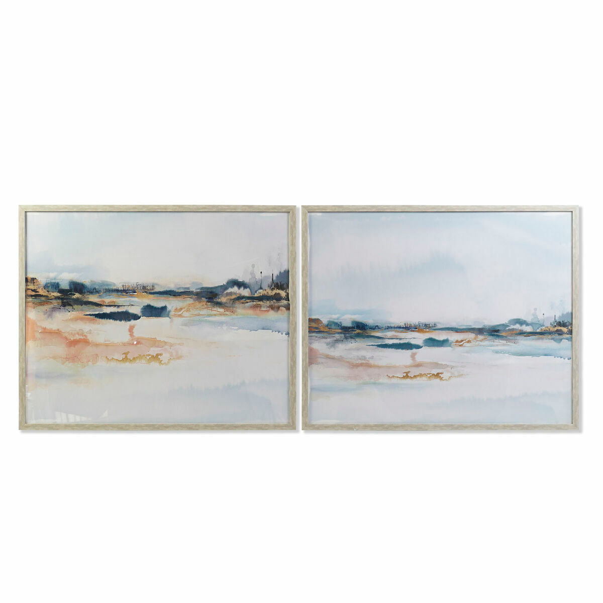 Πίνακας DKD Home Decor 104 x 4 x 83,5 cm Πολύχρωμο Μέταλλο (Ανακαινισμenα B)