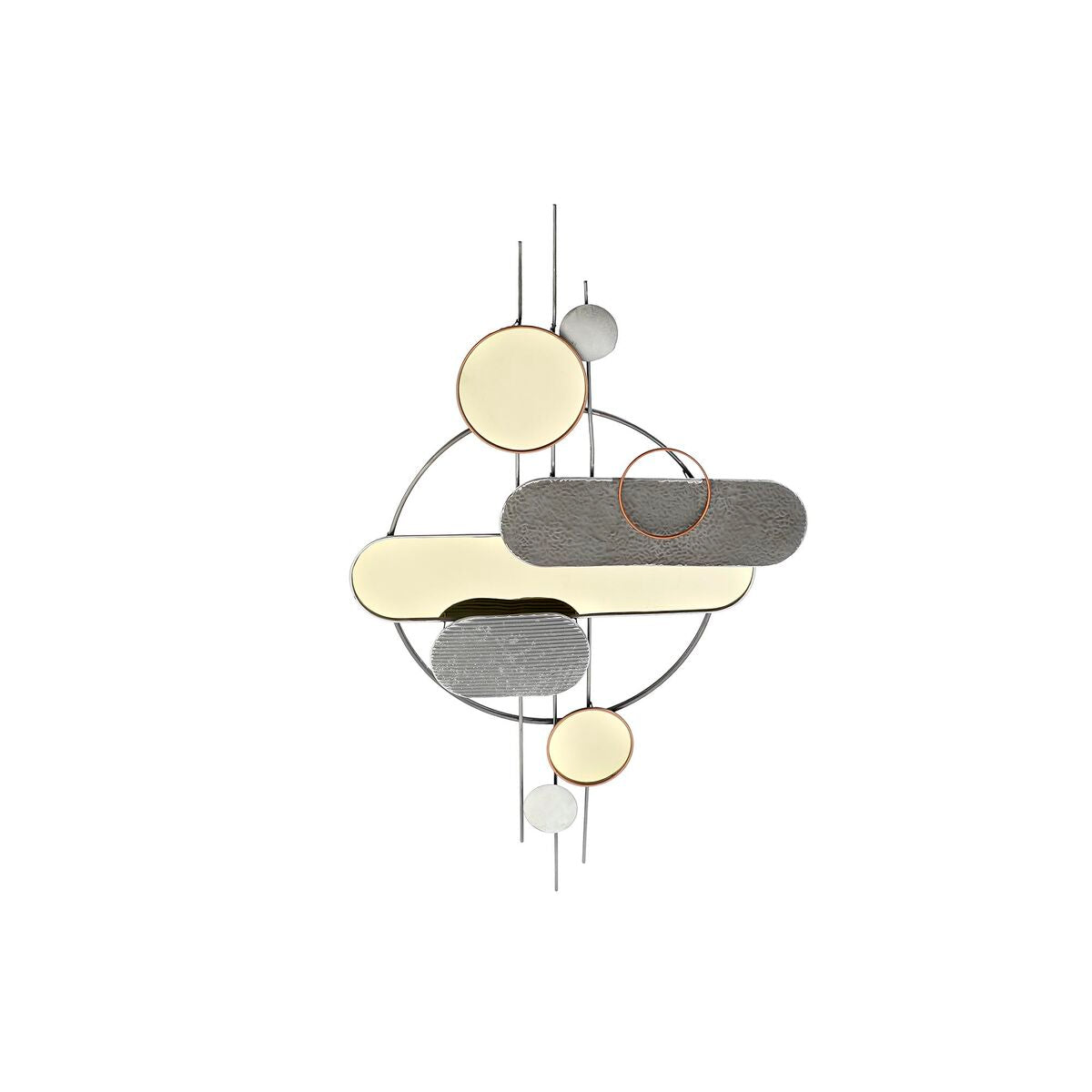 Διακόσμηση τοίχων DKD Home Decor Γκρι (Ανακαινισμenα C)