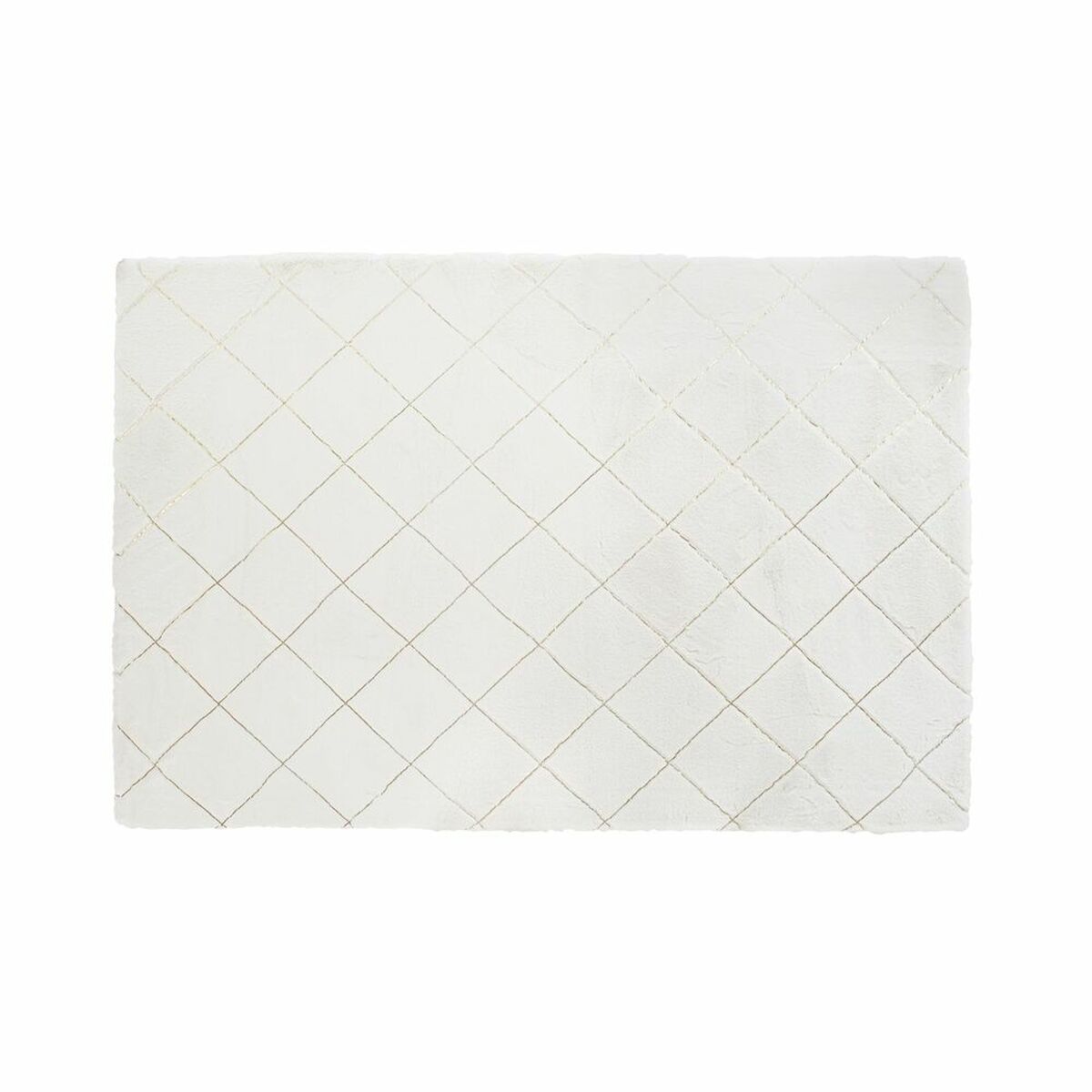 Χαλί DKD Home Decor Λευκό Σύγχρονη (120 x 180 x 2,2 cm)