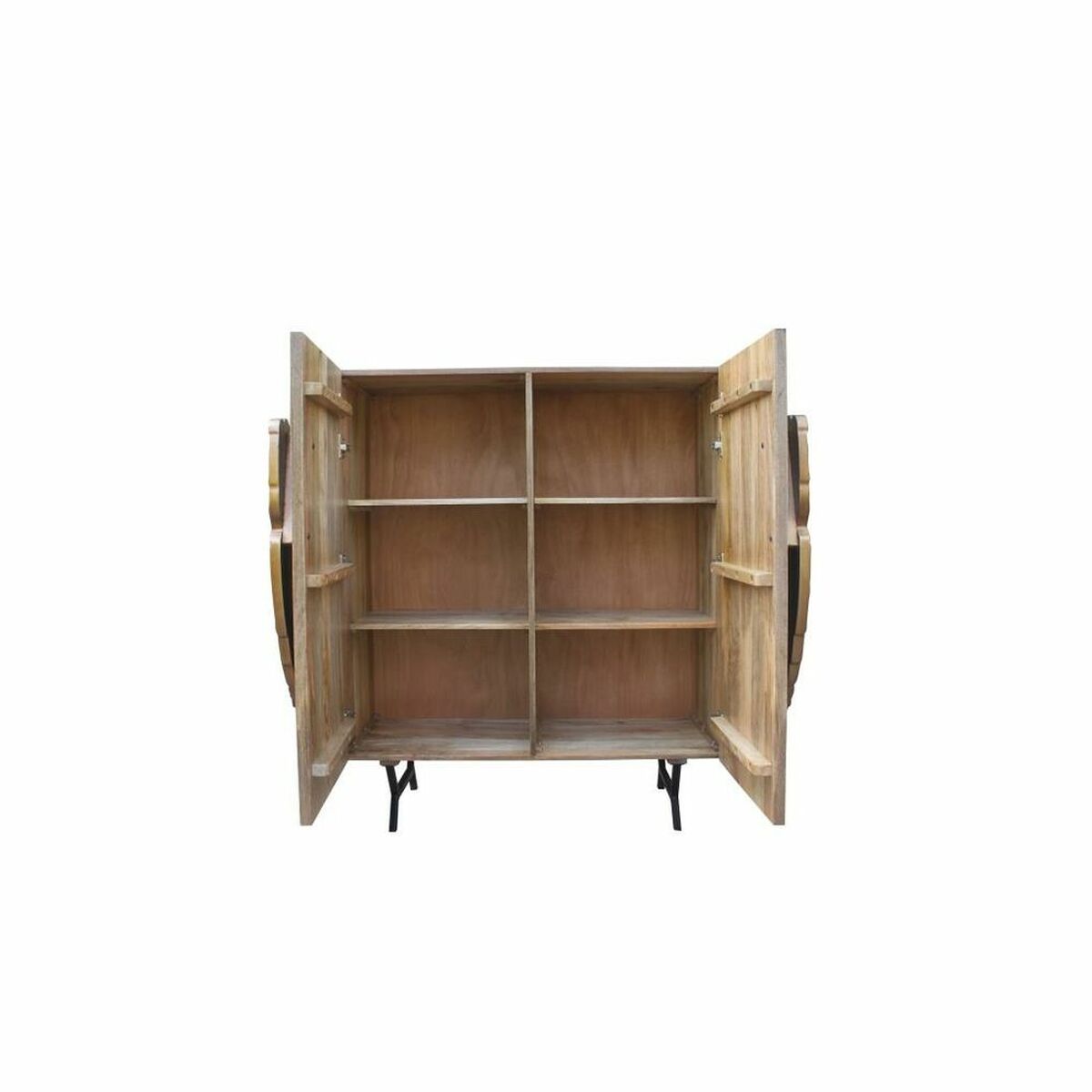 Σκευοθήκη DKD Home Decor Καφέ Χρυσό Ξύλο από Μάνγκο 100 x 45 x 120 cm 100 x 50 x 120 cm