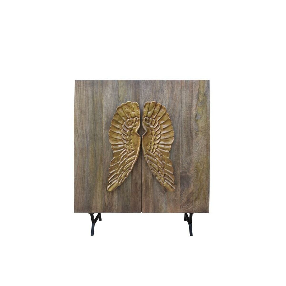 Σκευοθήκη DKD Home Decor Καφέ Χρυσό Ξύλο από Μάνγκο 100 x 45 x 120 cm 100 x 50 x 120 cm