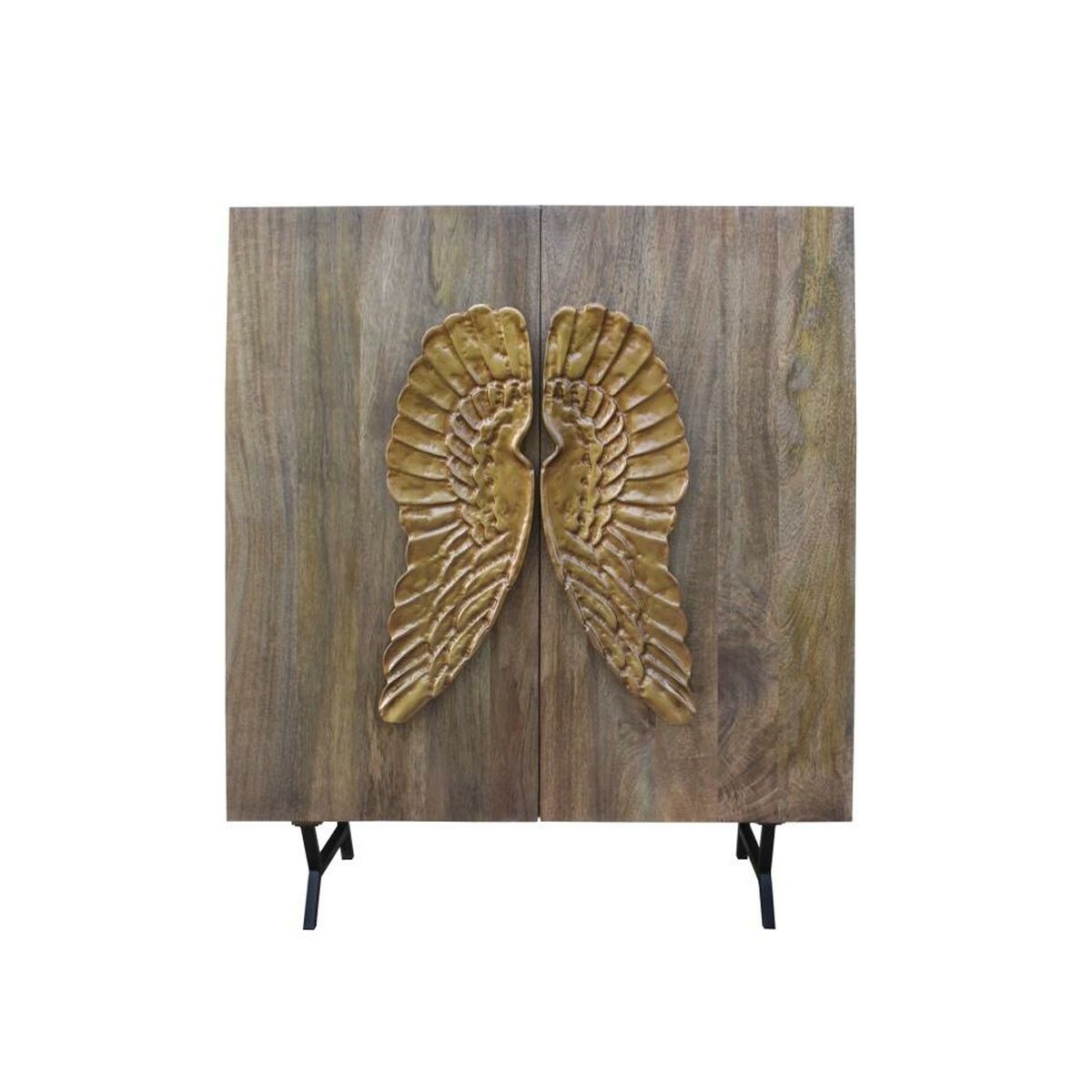 Σκευοθήκη DKD Home Decor Καφέ Χρυσό Ξύλο από Μάνγκο 100 x 45 x 120 cm 100 x 50 x 120 cm