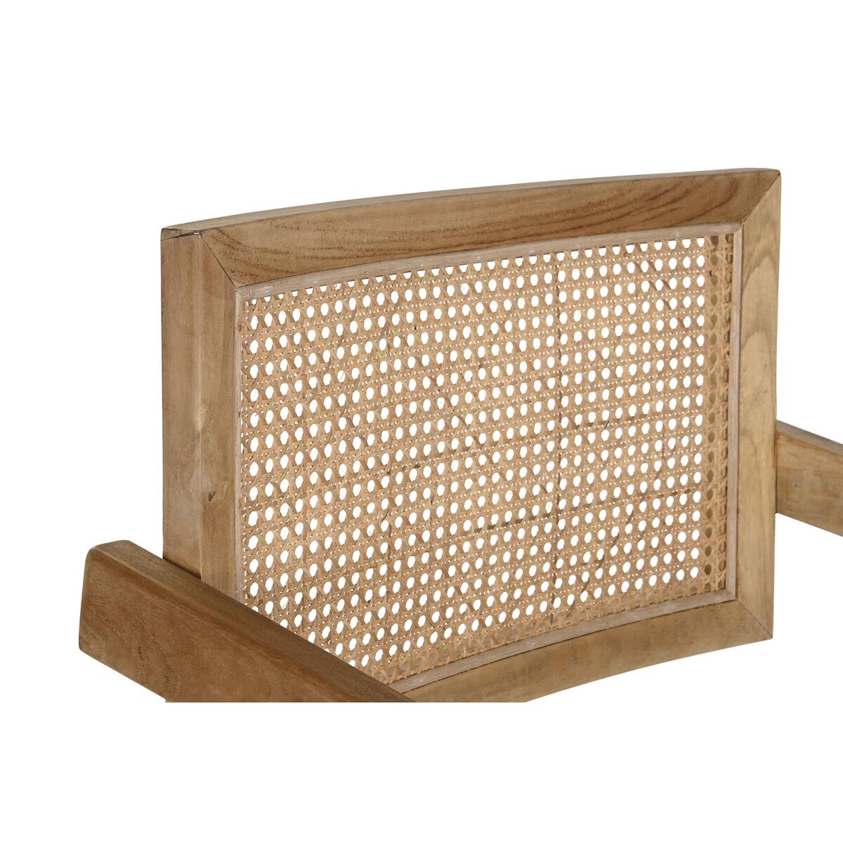 Καρέκλα Τραπεζαρίας DKD Home Decor Φυσικό Ξύλο Τικ ρατάν (58 x 56 x 82 cm)