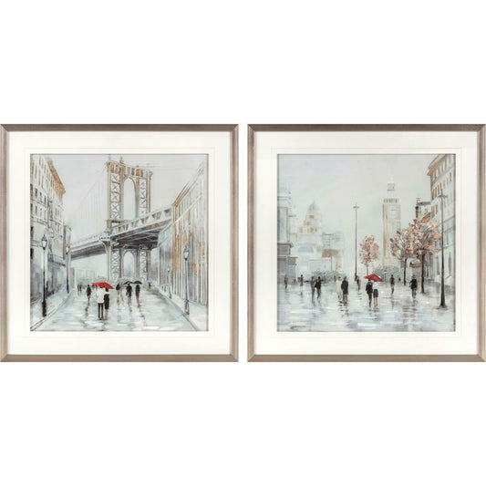 Καμβάς DKD Home Decor πολυστερίνη Καμβάς 60 x 3 x 60 cm 63 x 3 x 63 cm