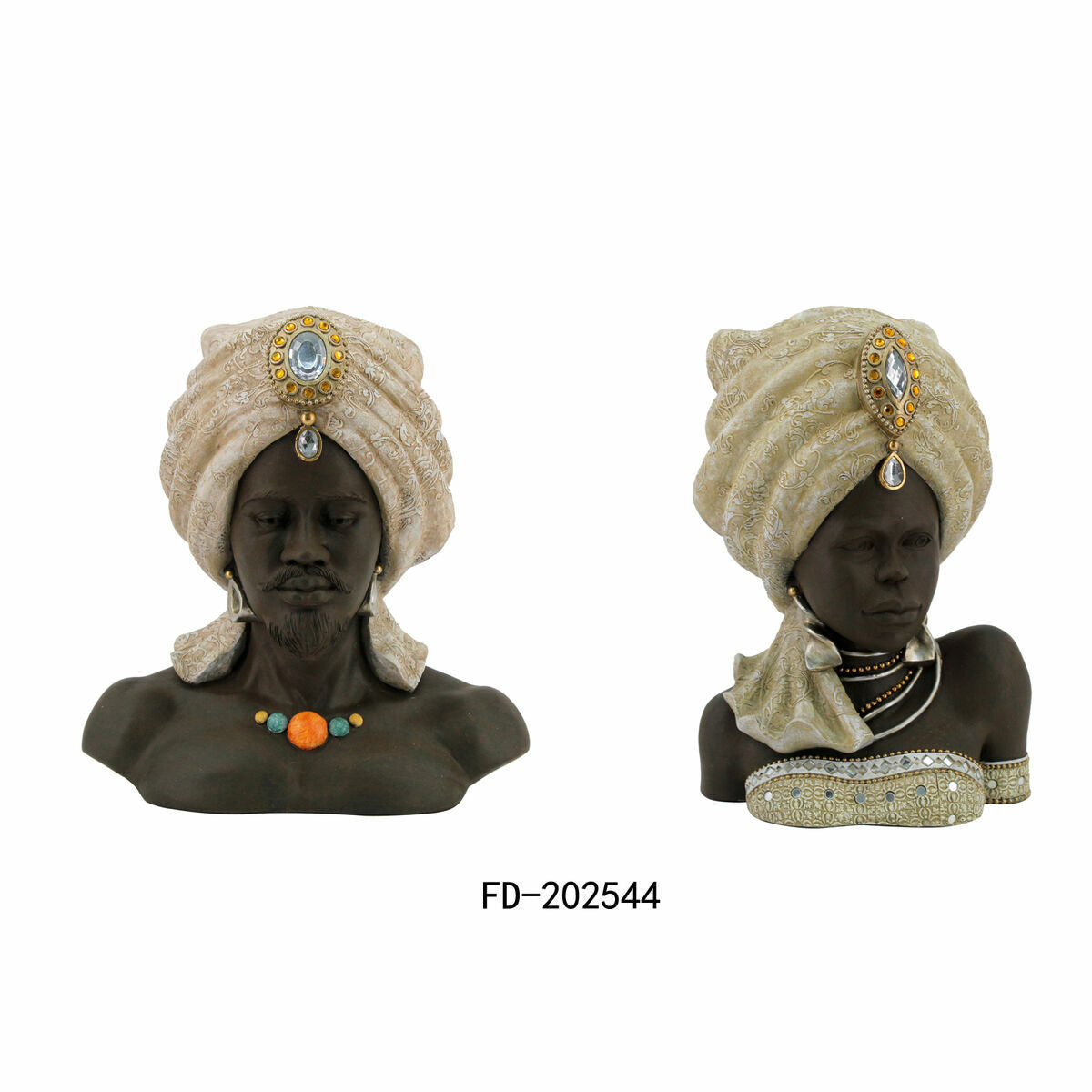 Διακοσμητική Φιγούρα DKD Home Decor x2 (Ανακαινισμenα A)