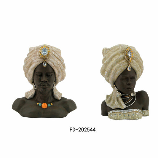 Διακοσμητική Φιγούρα DKD Home Decor x2 (Ανακαινισμenα A)