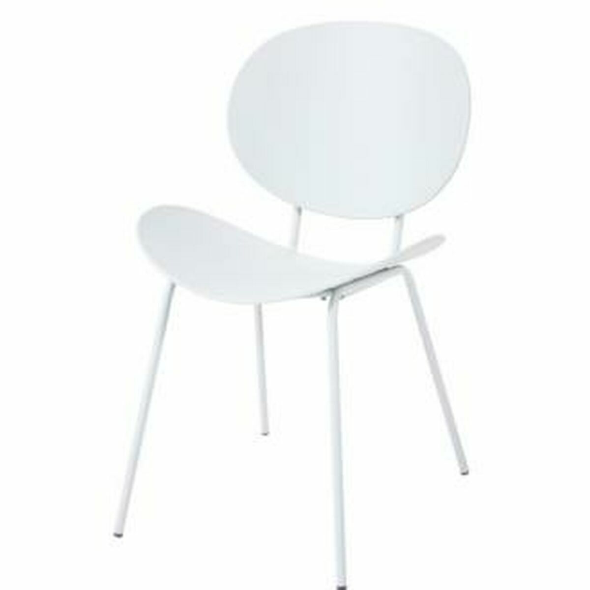 Σκαμπό DKD Home Decor Μαύρο Μέταλλο Λευκό πολυπροπυλένιο (52,5 x 49 x 104 cm)
