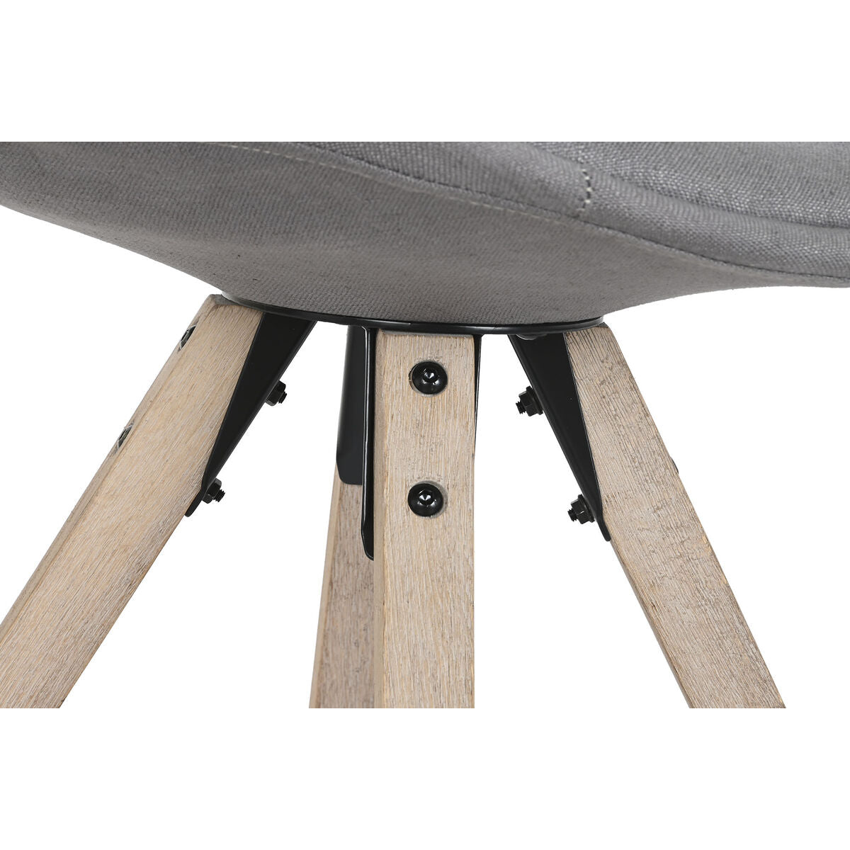 Καρέκλα Τραπεζαρίας DKD Home Decor Γκρι (Ανακαινισμenα A)